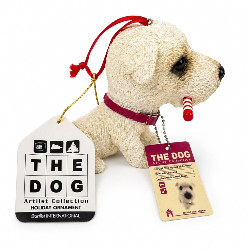 Artlist Collection THE DOG West Highland White Terrier Christmas Ornament Westie